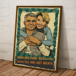 From Our First Kiss Till Our Last Breath Retro Comic - Personalized Photo Poster