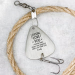 From The Greatest Catch Of Your Life - Personalized Fishing Lure Keychain