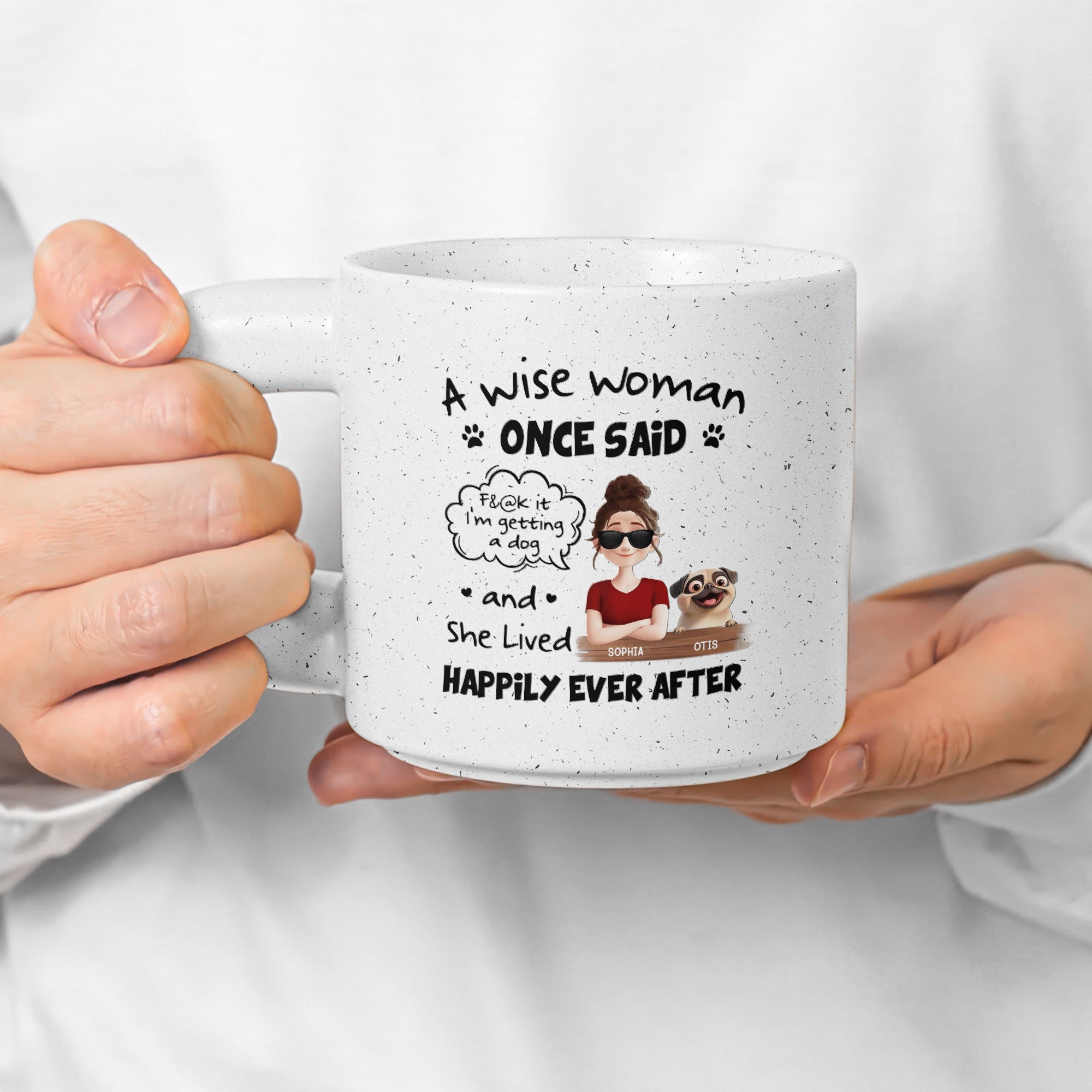 Fuck It I'm Getting Dogs - Personalized Chunky Mug