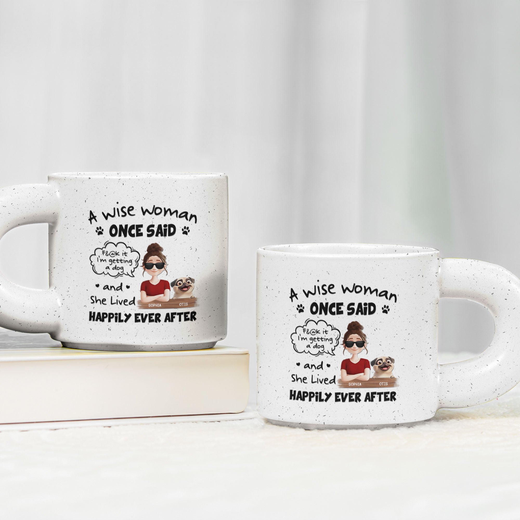 Fuck It I'm Getting Dogs - Personalized Chunky Mug