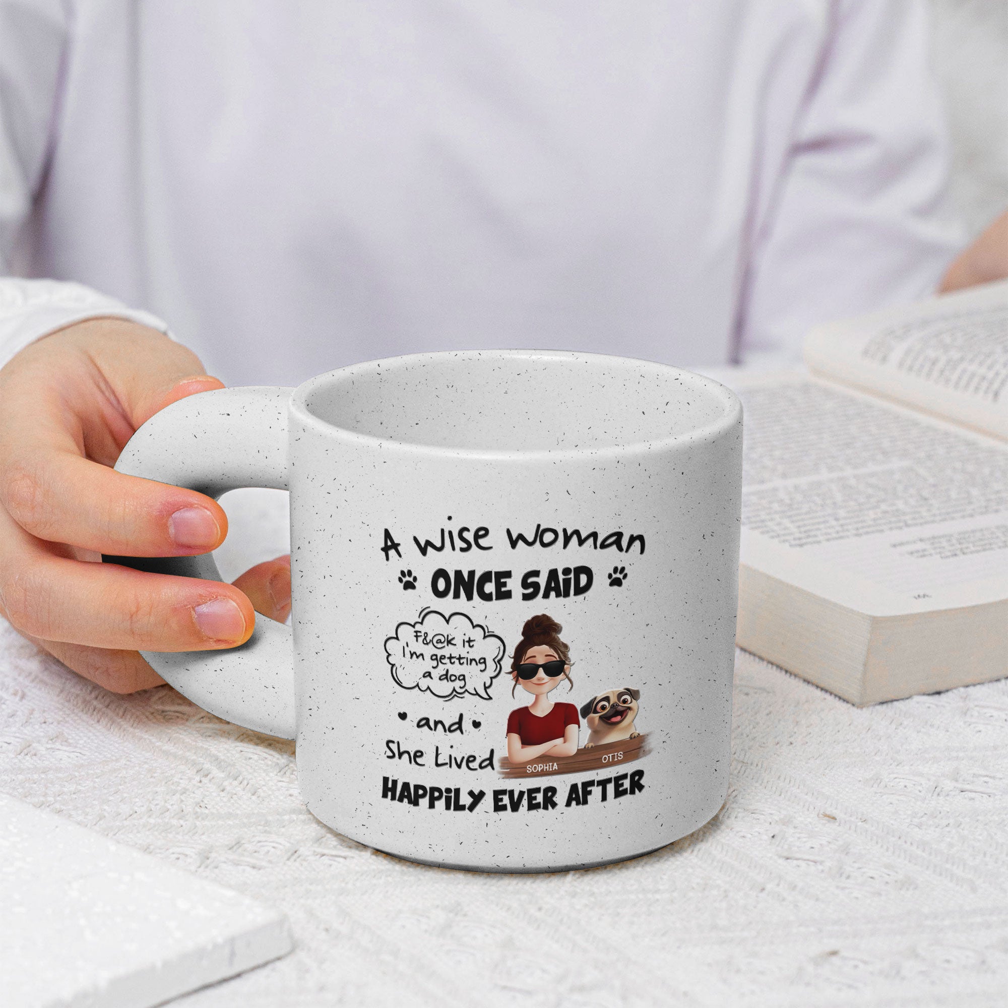 Fuck It I'm Getting Dogs - Personalized Chunky Mug
