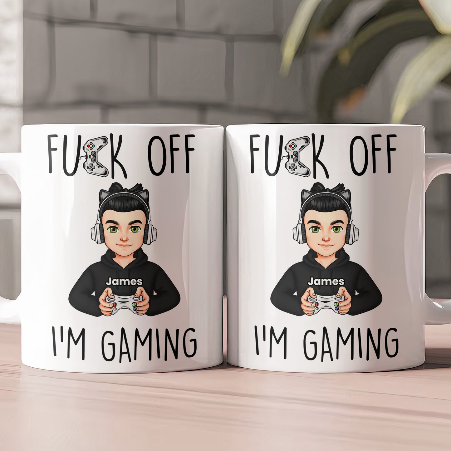 Fuck Off I'm Gaming - Personalized Mug