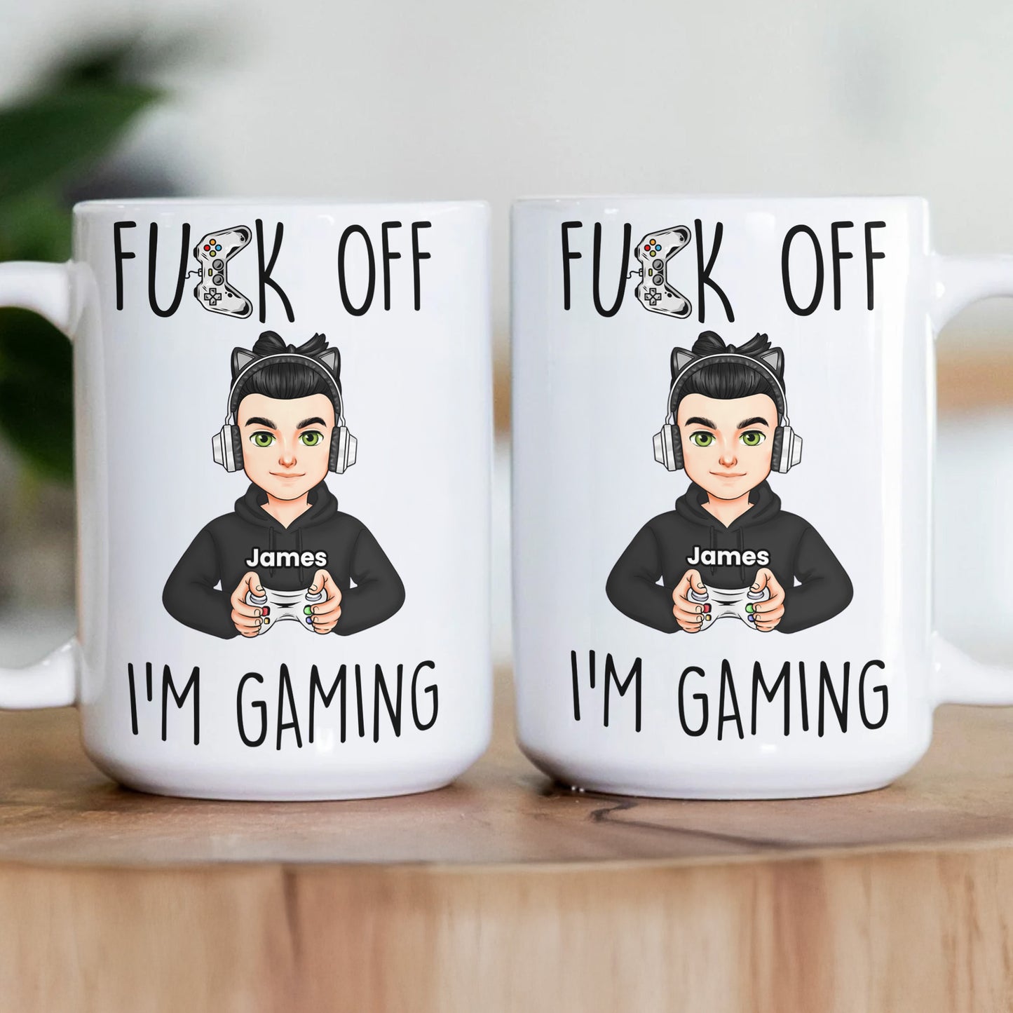 Fuck Off I'm Gaming - Personalized Mug