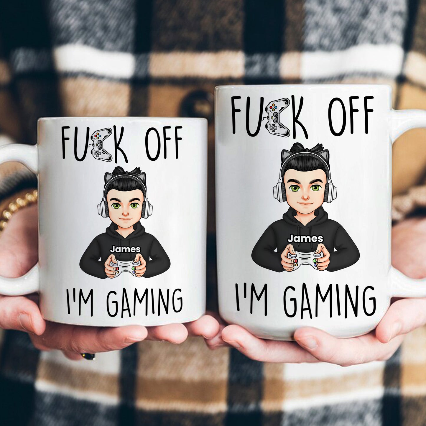 Fuck Off I'm Gaming - Personalized Mug