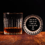 Funny Anniversary Valentine's Day Gifts For Him - Personalized Engraved Whiskey Glass