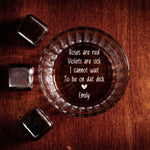 Funny Anniversary Valentine's Day Gifts For Him - Personalized Engraved Whiskey Glass