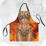 Funny Apron 3D Bikini Silly Gifts For Her, Wife, Coworker, Friend - Personalized Apron