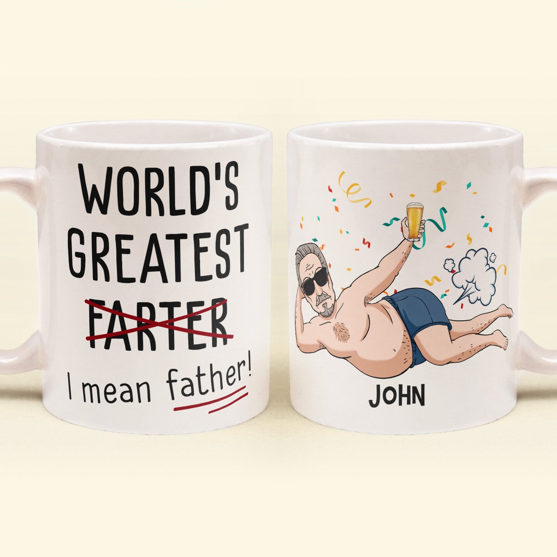 Personalized Father's Day Mug Funny Gifts For Dad Mug Dad Birthday Gifts  Daddy