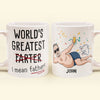 Funny Best Dad World&#39;S Greatest Farter I Mean Father - Personalized Mug