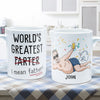 Funny Best Dad World&#39;S Greatest Farter I Mean Father - Personalized Mug