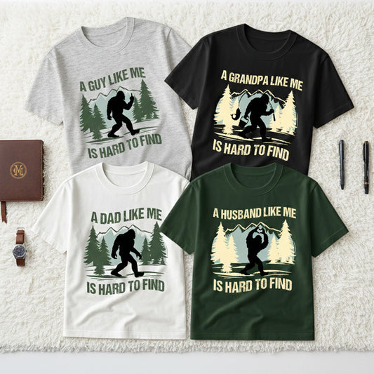 Funny Bigfoot For Dad, Grandpa, Men, Him - Personalized Shirt