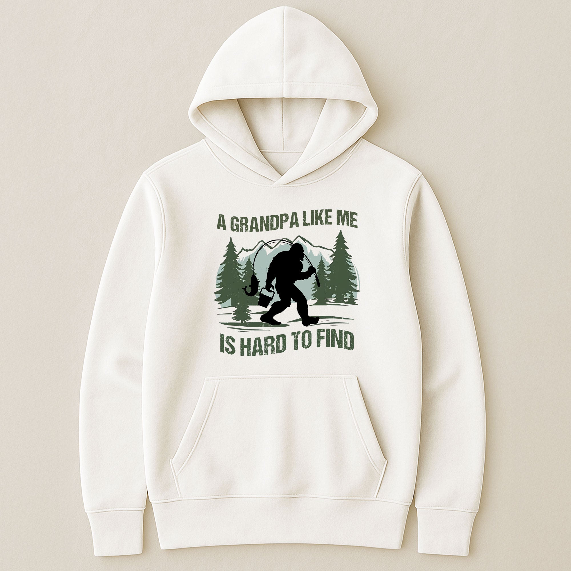 Funny Bigfoot For Dad, Grandpa, Men, Him - Personalized Shirt