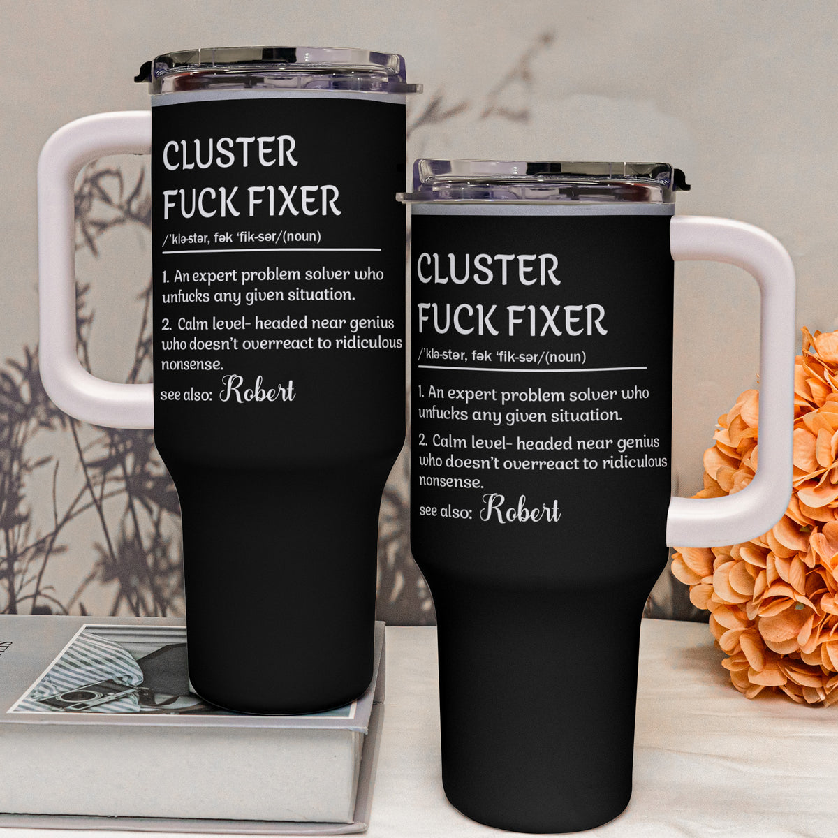 Funny Boss Cup - Cluster F*ck Fixer - Fun Gifts For Coworkers - Person ...