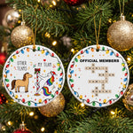 Funny Bulk Gifts - Normal Horse Vs Fabulous Unicorn Coworker Team - Personalized Ornament
