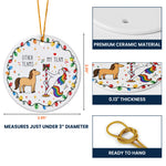 Funny Bulk Gifts - Normal Horse Vs Fabulous Unicorn Coworker Team - Personalized Ornament
