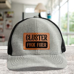 Funny Cap Hat Gifts For Boss, Dad, Grandpa, Papa - Custom Fun Quotes - Personalized Leather Patch Hat