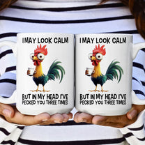 Funny Chicken Mug - I've Pecked You - Fun Gifts For Coworker, Friends, Boss - Personalized Mug