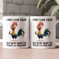 Funny Chicken Mug - I'Ve Pecked You - Fun Gifts For Coworker, Boss - Mug
