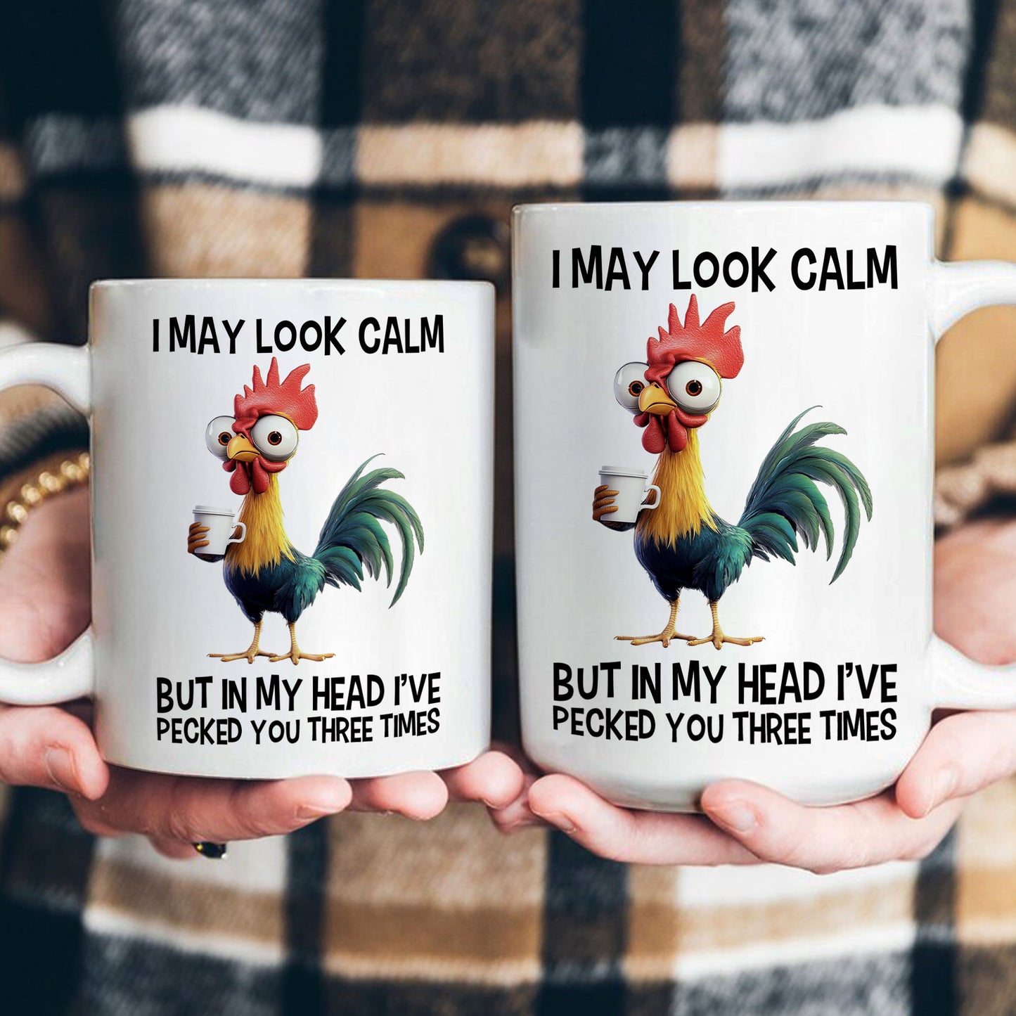 Funny Chicken Mug - I'Ve Pecked You - Fun Gifts For Coworker, Boss - Mug