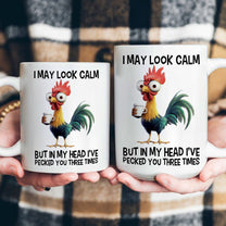 Funny Chicken Mug - I'Ve Pecked You - Fun Gifts For Coworker, Boss - Mug
