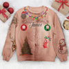 Funny Christmas Sweater - Personalized Photo Ugly Sweater
