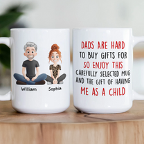 Funny Coffee Mug For Dad, Father's Day Christmas Birthday - Personalized Mug