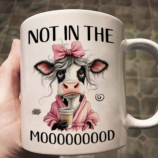 Funny Cow - Not In The Mood - Fun Gifts For Friends, Coworkers, Women - Personalized Mug