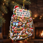 Funny Coworker Bulk Gifts - Monkey Circus, Gag Gifts For Team - Personalized Ornament