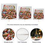 Funny Coworker Bulk Gifts - Monkey Circus, Gag Gifts For Team - Personalized Ornament
