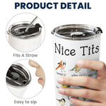 Funny Cup - Gifts For Wife, Husband, Gf, Friends Silly Gift, Exchange Gift - Personalized Tumbler Cup