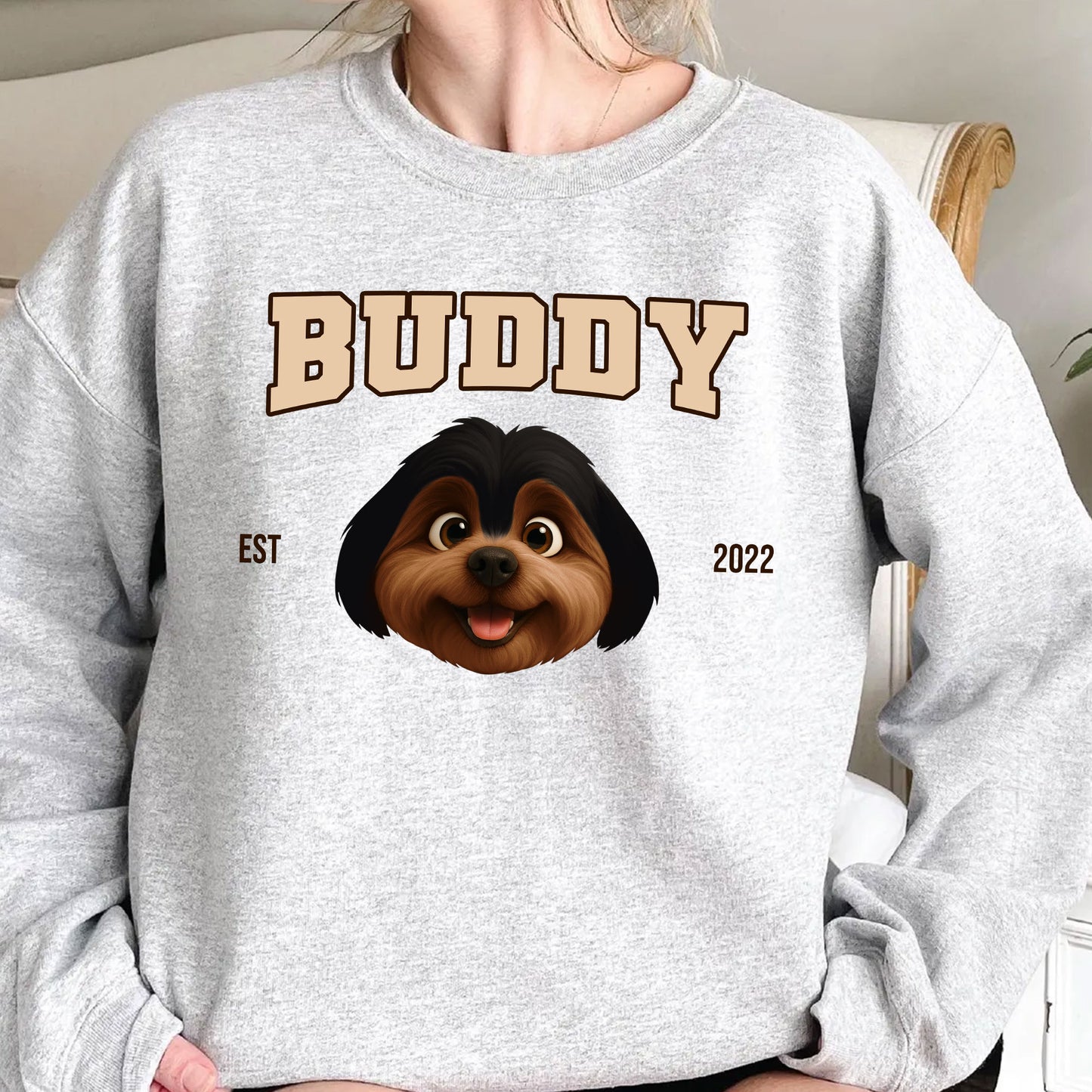 Funny Dog Face - Personalized Sweatshirt