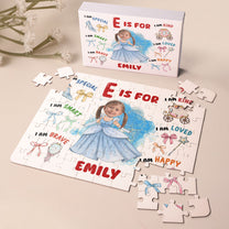 Funny Face Princess Baby - Personalized Photo Jigsaw Puzzle