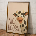 Funny Farm Animals Bathroom Poster, Toilet Humor - Personalized Poster