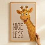 Funny Farm Animals Bathroom Poster, Toilet Humor - Personalized Poster