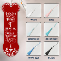 Funny Gifts For Smut Reading Lovers - Custom Acrylic Bookmark