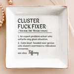 Funny Gifts For Women, Men, Coworker, Boss - Personalized Jewelry Dish