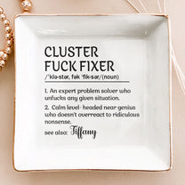 Funny Gifts For Women, Men, Coworker, Boss - Personalized Jewelry Dish