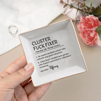 Funny Gifts For Women, Men, Coworker, Boss - Personalized Jewelry Dish