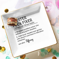 Funny Gifts For Women, Men, Coworker, Boss - Personalized Jewelry Dish