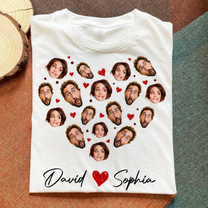 Funny Lover Face - Personalized Photo Shirt