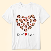 Funny Lover Face - Personalized Photo Shirt