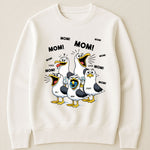 Funny Mommy Shirt - Mom Mom Mom Seagull - Personalized Shirt