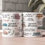 Funny Mug - Bad B*Tch Affirmations - Exchange Gifts, Gag Gifts For Coworkers, Self Gift - Mug