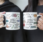 Funny Mug - Bad B*Tch Affirmations - For Coworkers, Friends, Self Gift - Personalized Mug