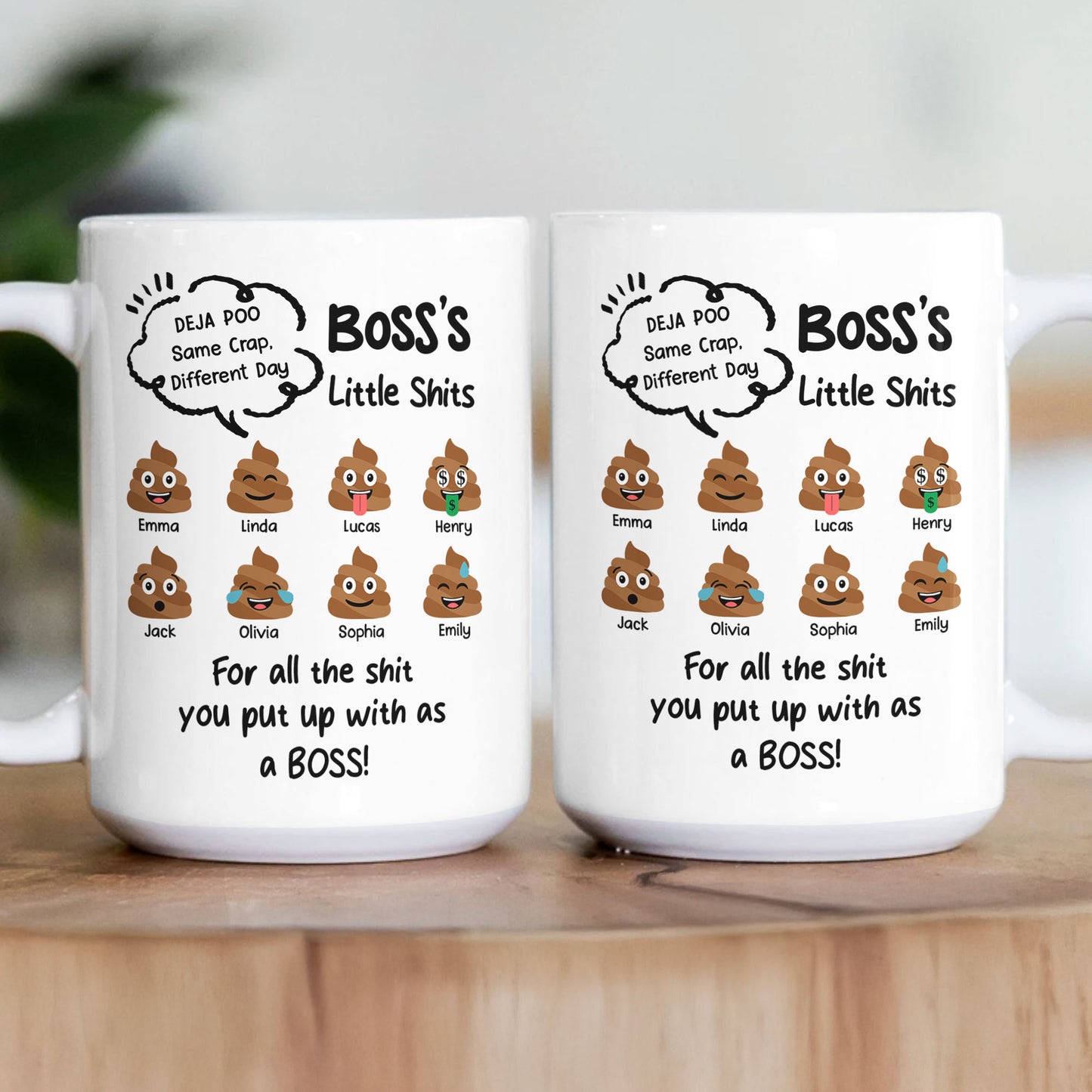 Funny Mug - Boss's Little Sh!t - Funny Bulk Gifts, Exchange Gift For Boss - Personalized Mug