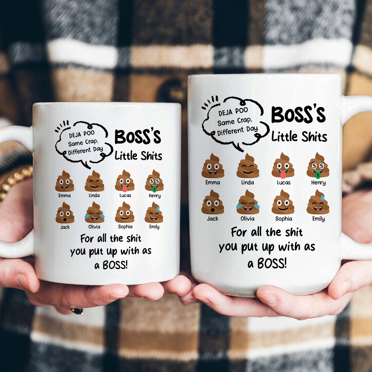 Funny Mug - Boss's Little Sh!t - Funny Bulk Gifts, Exchange Gift For Boss - Personalized Mug