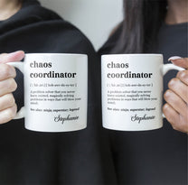 Funny Mug - Chaos Coordinator Definition - Fun Gifts For Coworker, Friends, Boss - Personalized Mug