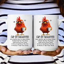 Funny Mug - Cup Of Fuckoffee - Fun Gifts For Coworker, Friends, Boss - Personalized Mug