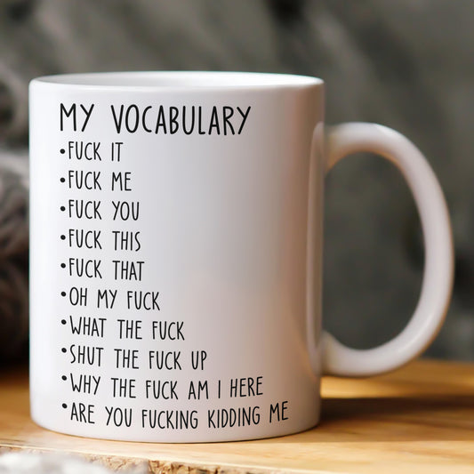 Funny Mug - Custom Job Title Swear Mug - Exchange Gifts, Gag Gifts For Coworkers, Self Gift - Mug