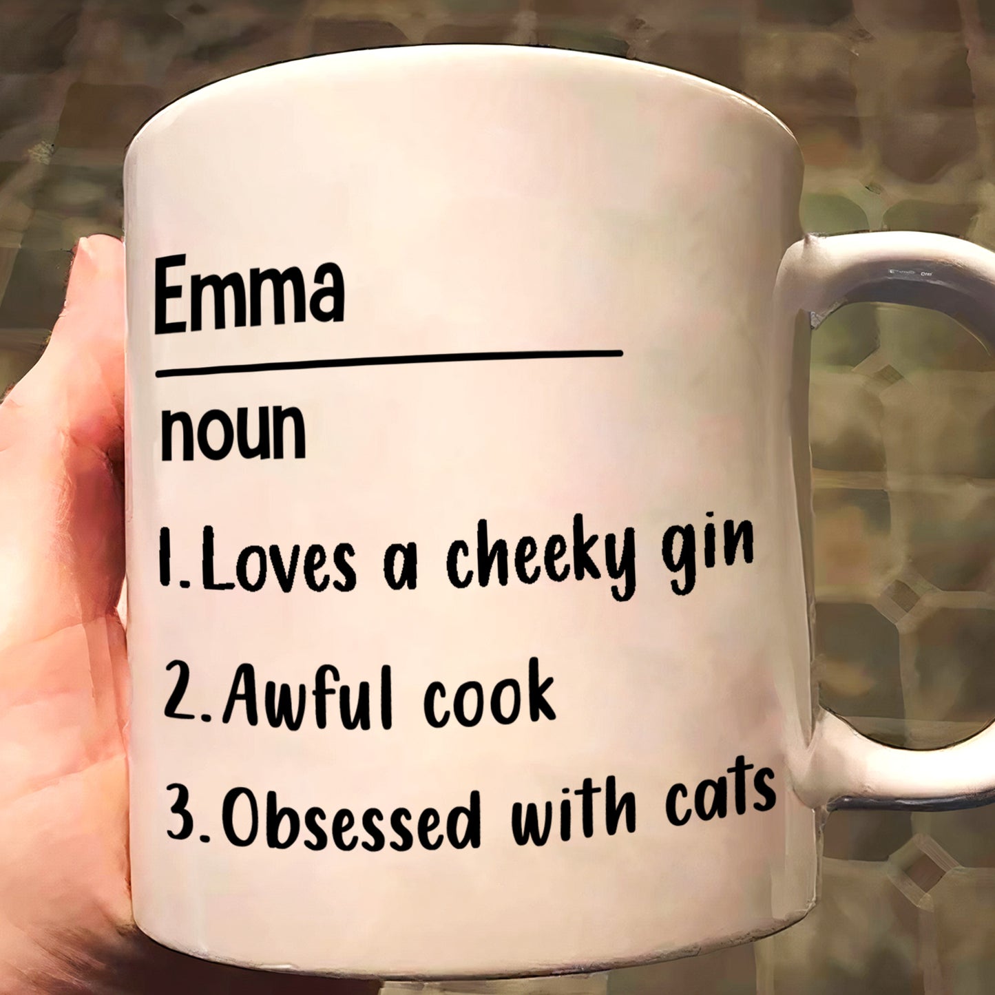 Funny Mug - Custom Name & Definition - Fun Gifts For Coworkers, Friends, Family - Personalized Mug